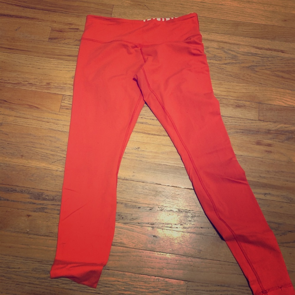 Lululemon wunder unders size 8 love red